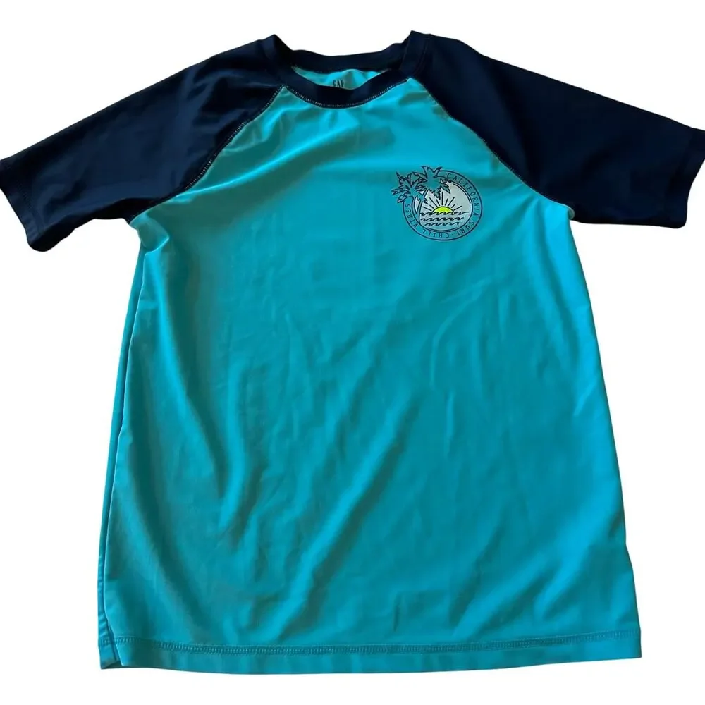 Crazy 8 rash guard swim top